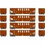 ATH14272 HO RTR 40' OB Ballast Hopper/Load  HZGX num2 (4)