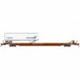ATH14338 N F89-F89'8in TOFC Flat w/40 Trailer  TTX/Brown/CR