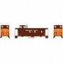 ATH14461 N 30' 3-Window Caboose  SP num325
