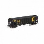 ATH17618 N 40' 3-Bay Ribbed Hopper w/Load  Chessie num10188