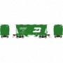 ATH23448 N ACF 2970 Covered Hopper  BN/Green num437171