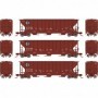 ATH27434 N PS 4427 Covered Hopper  ATSF/Early (3)