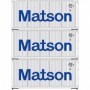 ATH28854 HO RTR 20' Corrugated Container  Matson (3)