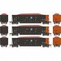 ATH29617 HO RTR Bathtub Gondola w/Load  DJJX num1 (3)