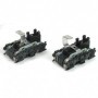 HO Front/Rear Power Truck Set, M-Blomberg