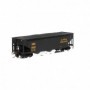 ATH7040 HO RTR 40' 3-Bay Offset Hopper w/Load  ARR num14343