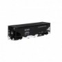 ATH7046 HO RTR 40' 3-Bay Offset Hopper w/Load  DL&W num84077