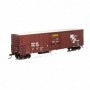 ATH72877 HO RTR 57' PCF Mechanical Reefer BNSF/Brownnum799059