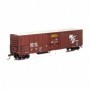 ATH72878 HO RTR 57' PCF Mechanical Reefer BNSF/Brownnum799514