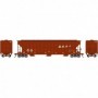 ATH81506 HO RTR FMC 4700 Covered Hopper  BNSF/Wedge num432696