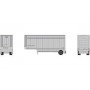 ATH90202 HO RTR 28' Drop Sill Trailer UPS/No Shield num284499