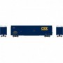 ATH90528 HO RTR FMC 60' DD/SS Hi-Cube Box  CSX num166667