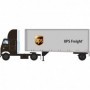 ATH91066 HO RTR FL-2 Axle w/28' Trailer  UPS