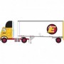 ATH91072 HO RTR FL-2 Axle w/28' Trailer  Estes