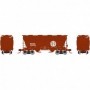 ATH93981 HO RTR ACF 2970 Covered Hopper  BNSF/Brown num406200