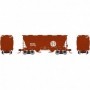 ATH93982 HO RTR ACF 2970 Covered Hopper  BNSF/Brown num406266