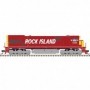 ATL10003558 HO U30C Silver Rock Island 4593 (Red/Yellow)