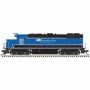 ATL10003591 HO GP38-2 Phase II Silver GMTX 2344 (Black/Blue)