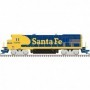 ATL10003633 HO B23-7 Locomotive Santa Fe num6402 (Blue / Yellow)