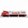 ATL10003702 HO U28C/CG Gold Santa Fe 356 (Silver/Red/Yellow)