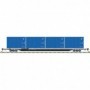 ATL20006047 HO 85' Trash Flat Car MSW RSGX num30042 Gray/Blk/Ylw