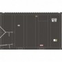ATL20006057 HO 20' High Cube MSW Container NWSX Set num1 Gray/Wh