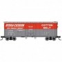 ATL20006149 HO 40' Plugdoor Boxcar Cotton Belt 30034 Red/Gray