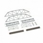 ATL2571 N KIT Code 80 Through Truss Bridge  Silver