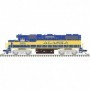 ATL40004809 N GP38-2 Phase II Alaska 2001 (Blue/Yellow) Silver