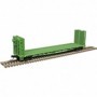 ATL50004802 N 48' GSI Bulkhead Flat Car  Undecorated