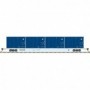 ATL50005416 N 85' Trash Flat Car Covanta num 60150 (Gray/Yellow)