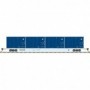 ATL50005417 N 85' Trash Flat Car Covanta num 60233 (Gray/Yellow)