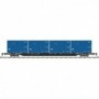 ATL50005421 N 85' Trash Flat Car w/MSW GIMX 638126 (Blck/Whte)