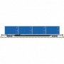ATL50005424 N 85' Trash Flat Car RSGX 30040 (Gray/Black/Yellow