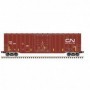 ATL50005450 N NSC 50' Plugdoor Boxcar (CNIS) 413062 BrownWhite