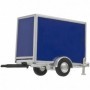 ATL60000102 HO Box Trailer w/Single Axle  Blue