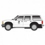 ATL60000135 N Ford Explorer Burlington Northern (White/Black)