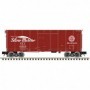 ATO3007909 O Wagon Top Boxcar 3Rail Seaboard (Silver Meteor)