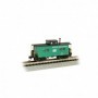 BAC16866 N NE Steel Caboose  PC/Jade Green w/Black Roof