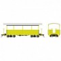 BAC26003 On30 Spectrum Excursion Car  Yellow/Silver Roof