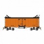 BAC27497 On30 Spectrum Reefer  Orange w/Black Roof & Ends