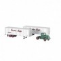 HO 50'S 60'S TRUCK CAB and 2 PIG-BACK T-CP