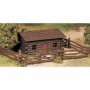 BAC45982 O Snap KIT Log Cabin w/Rustic Fence