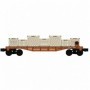 BAC47552 O-27 Williams 40' Flat w/Crate Load  PRR