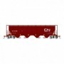 BAC73803 HO 4-Bay Cylindrical Hopper w/FRED  CN/Oxide Red