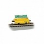 BAC74402 HO Test Weight Car  BN/Green & Yellow