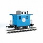 BAC98086 G Li'l Big Haulers Caboose  Short Line/Blue