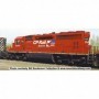 BOW24899 HO SD40  CPR/ex/QNSL/Dual Flag num5404