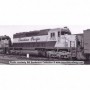 BOW24934 HO SD40 w/DCC & Sound  CPR/Grey/Maroon num5527