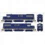 BOW25127 U25B C&O solid blue PH IIa Merger Re-Number num8106